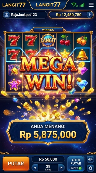 Screenshot dari berbagai aplikasi populer di langit77.